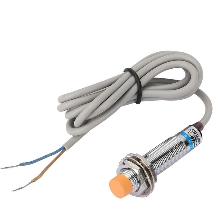 Vernikkeld Messing LJ12A34JEZ AC NO Inductieve Naderingsschakelaar Detectie 4mm