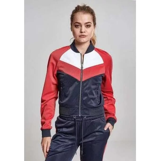 Urban Classics - Short Raglan Trainings jacket - XS - Blauw