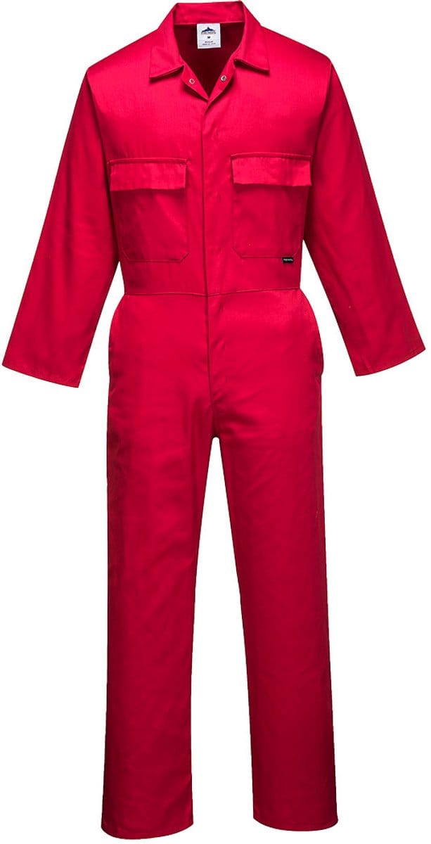 Portwest Euro Work Polykatoen Overall S999 - Rood - 4XL