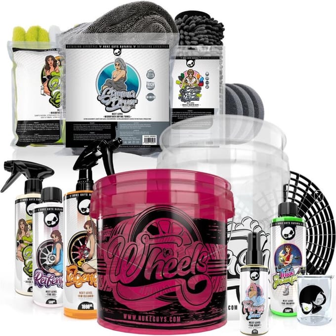 Nuke Guys Clear Wash & Wheels Set XL, 13 delig!