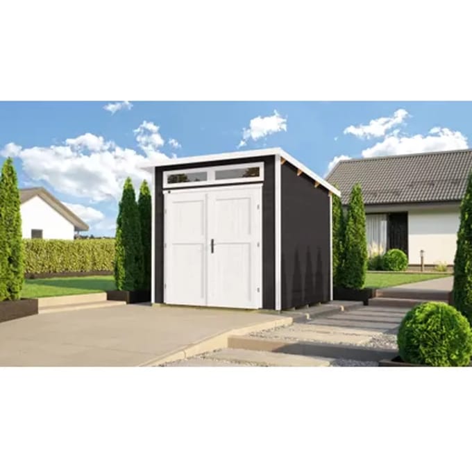 Weka Tuinhuis 264 - Antraciet - 235x209cm