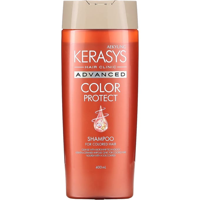 Kerasys, Advanced Color Protect Shampoo, voor gekleurd haar, 400ml red