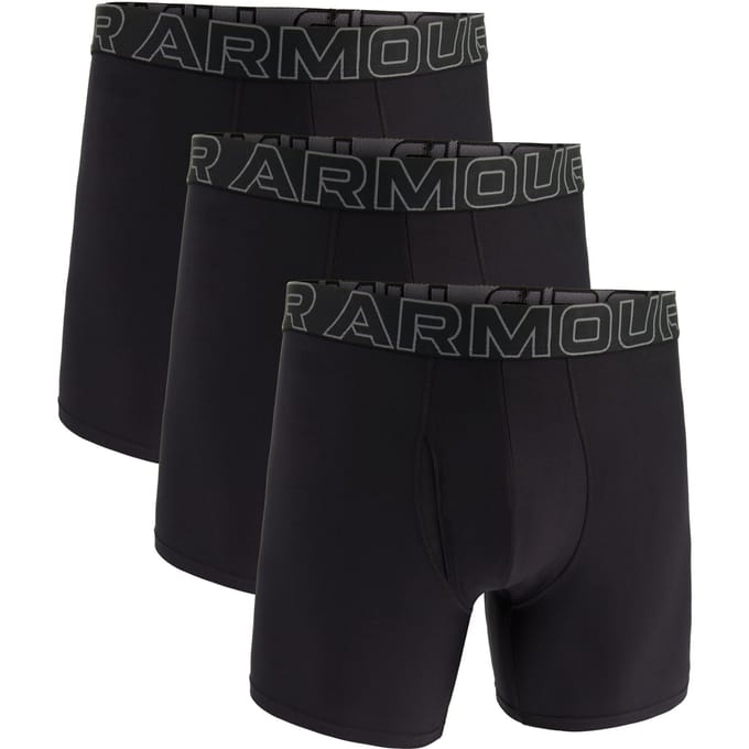 Under Armour Boxershorts UA PERFORMANCE TECH - SOLID 6 IN 3PK Set van 3
