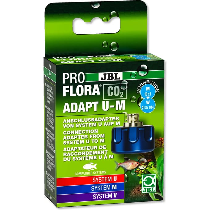 JBL ProFlora Adapt u-m CO2 conversieadapter: van wegwerp naar hervulbaar