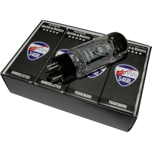 BTB Vertrieb 6L6GC S4GB Premium Elektronenbuis Matched Kwartet Geselecteerd voor Gitaren Eindpentode Aantal polen: 8 Fitting: Octal 4 stuk(s)