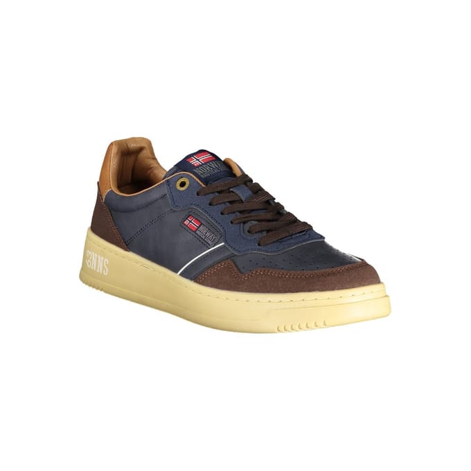 Noorwegen 1963 Blauwe Polyurethaan Heren Sneakers