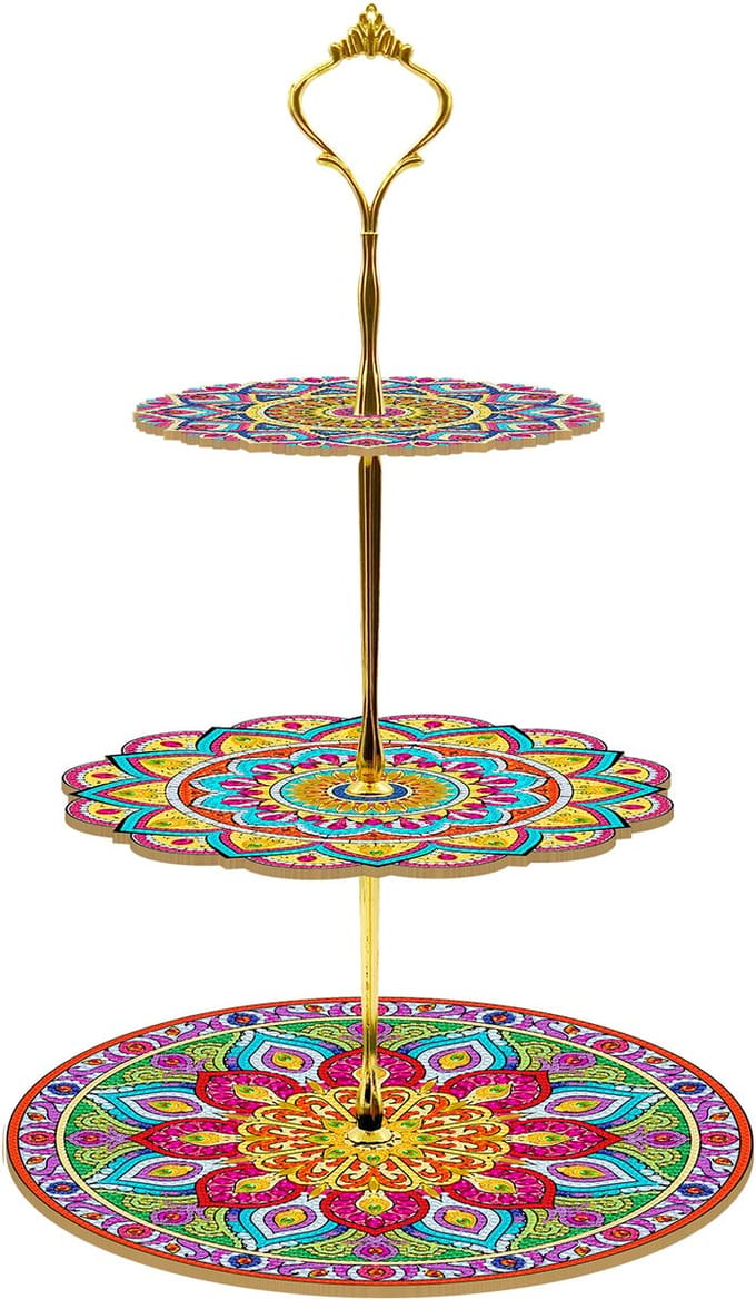 Etagère 331 - Mandala - Diamond painting - compleet pakket - Diamond painting by WietskeMa