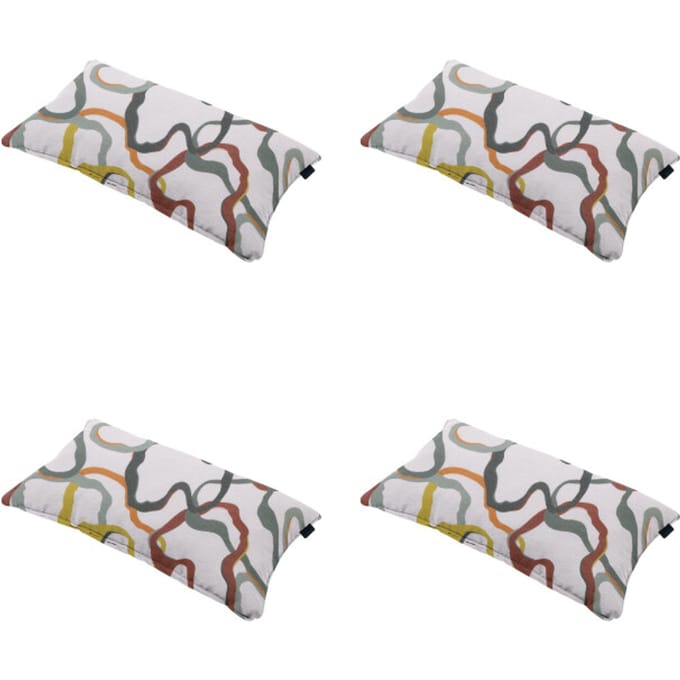 Madison - Sierkussen Blaze - Multikleur - 30x50x10cm - Set van 4