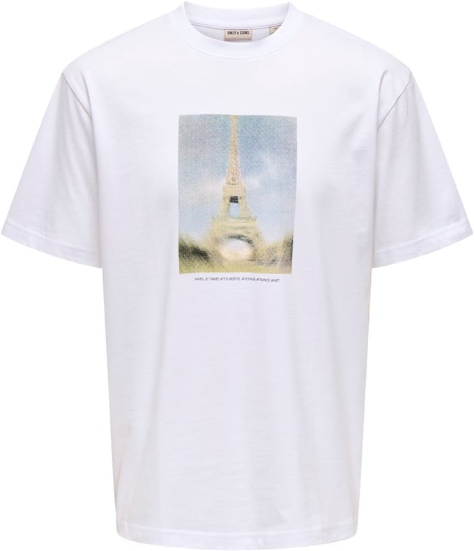 ONLY&SONS - ONSFRED EIFFEL RLX SS TEE - Heren - T-shirts