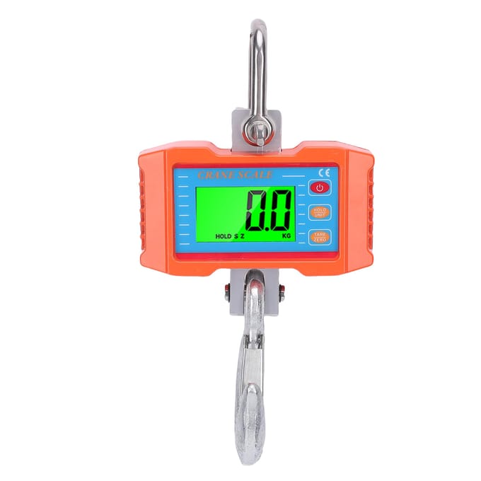 Pèse-grue numérique 1000kg 2200lb Haute Précision Affichage LED Balance Suspendue Industrielle avec Télécommande pour Ferme red