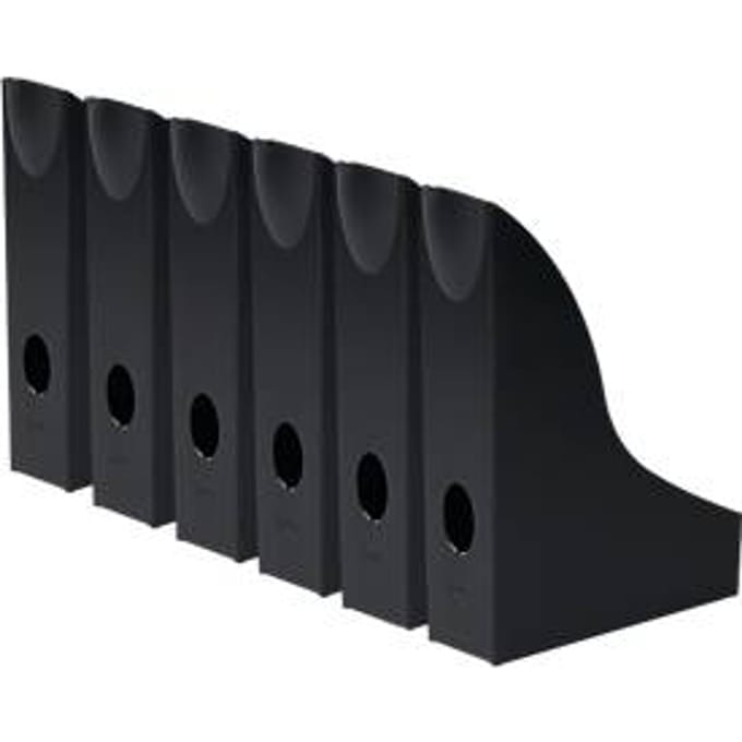 DURABLE tijdschriftenhouder Basic, A4, polystyreen, zwart