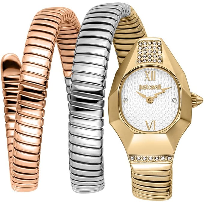 Just Cavalli Dameshorloge Signature Snake JC1L397M0095