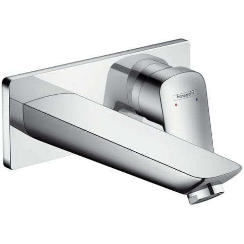 hansgrohe Logis ééngreeps wastafelmengkraan - Inbouw - Afbouwdeel - Chroom - Voorsprong uitloop 195 mm