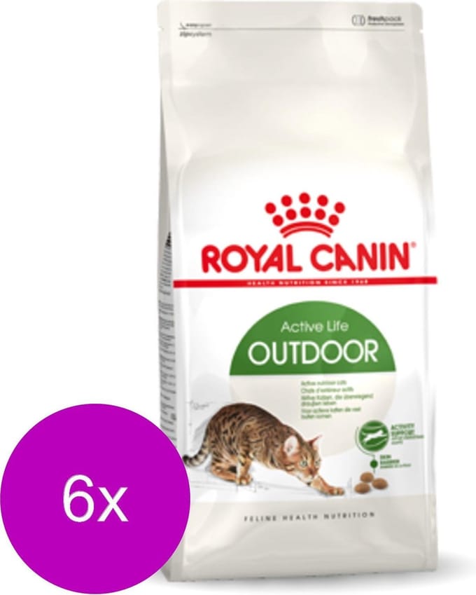 Royal Canin Outdoor - Kattenvoer - 6 x 2 kg