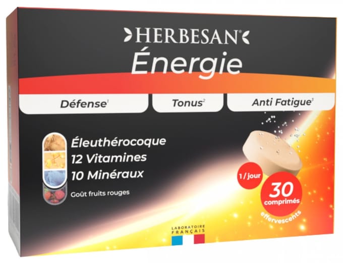Herbesan Énergie 30 Bruistabletten