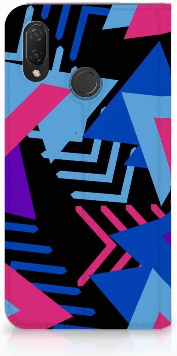 Huawei P Smart Plus Stand Case Funky Triangle