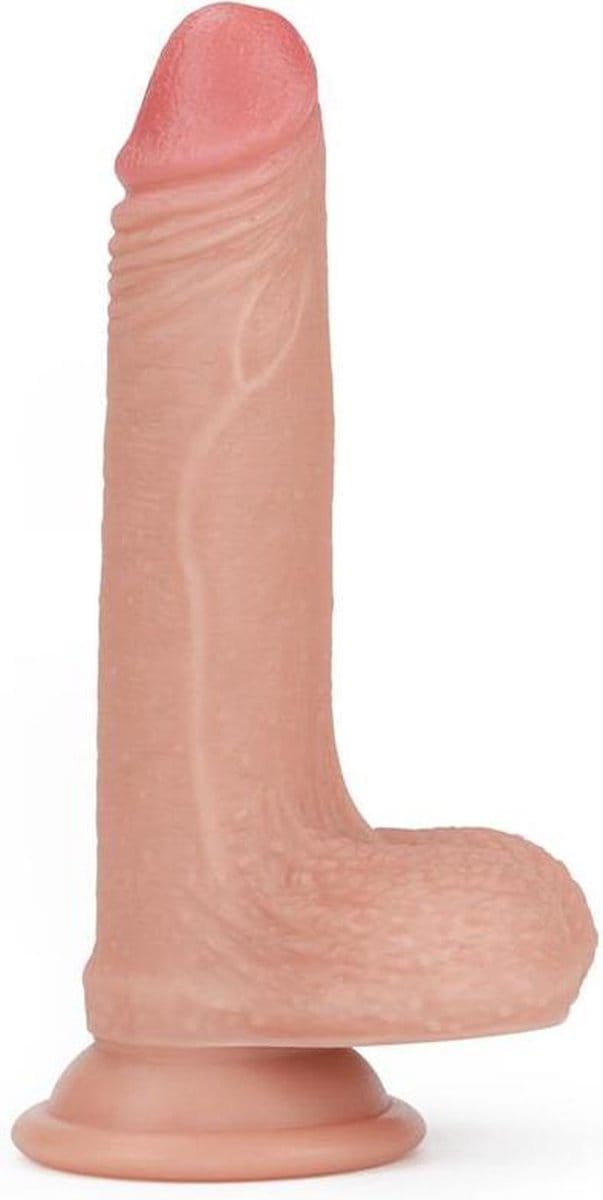 Dual Silcone dildo 7" inch met ballen zeer realistisch