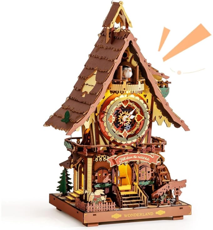 Koekoeksklok Modern - Vogelhuisje - Wandklok Antiek - Hout
