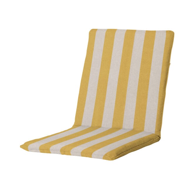 Madison - Stapelstoelkussen Amora - Geel - 97x49x5cm - Set van 4