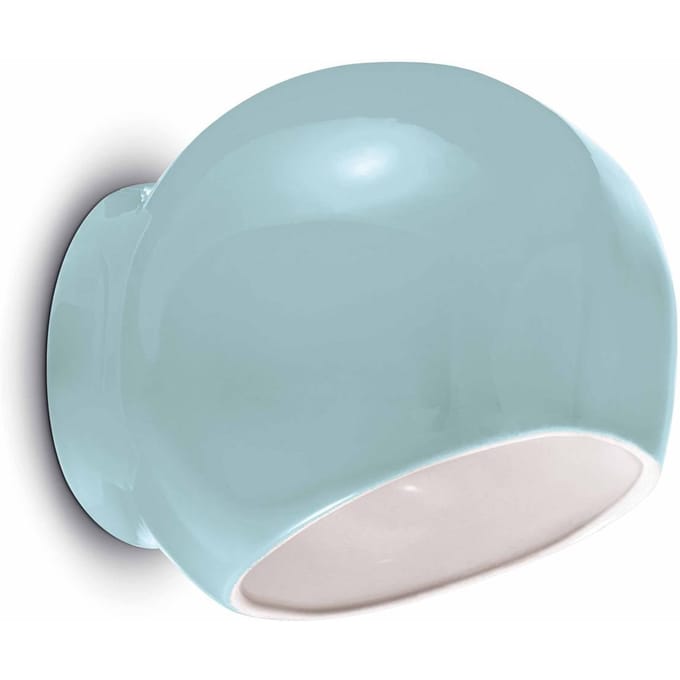 Ferroluce Wandlamp Ayrton keramiek, blauw