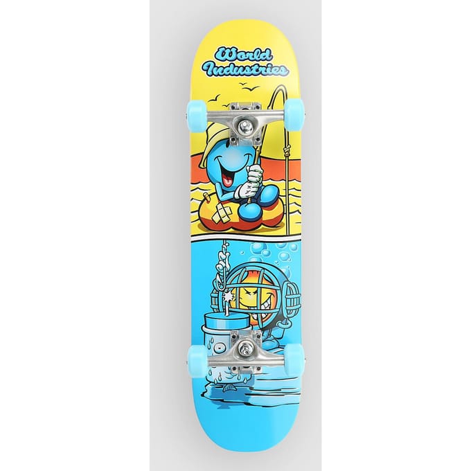 World Industries Gone Fishing 7.5'' Complete blauw