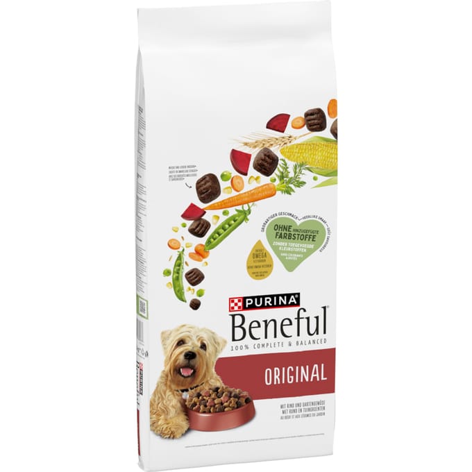 2 x 12 kg Original Rund, Tuingroenten en Vitaminen Beneful Hondenvoer