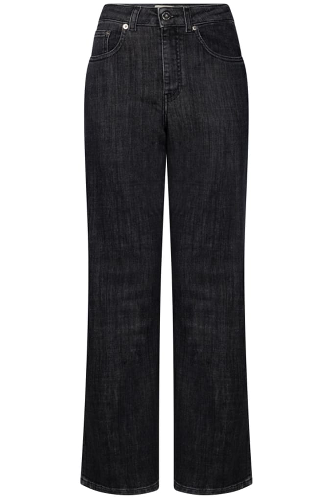 Another Label Moore Denim Pants Dark Grey Größe: XS | Ausgestellte Hosen Outlet | Damen | Blau