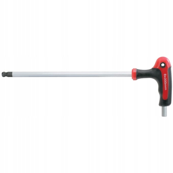 KS Tools inbussleutel met T-greep, 4 mm, chroom-vanadiumstaal