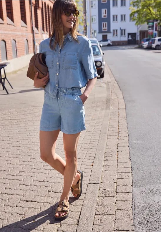 High Waist shorts in Loose Fit