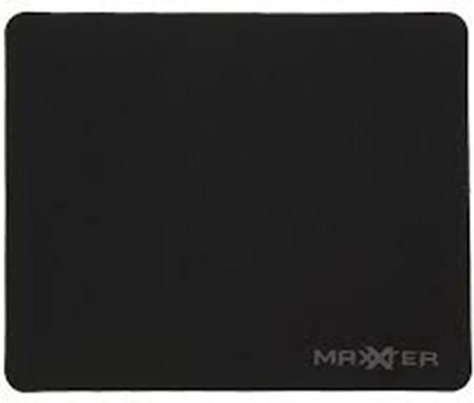 Muismat rechthoek - Zwart - 22 x 18 cm