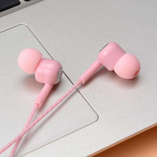 Écouteurs portables, composants électroniques fiables, longues durée de vie, écouteurs légers rose