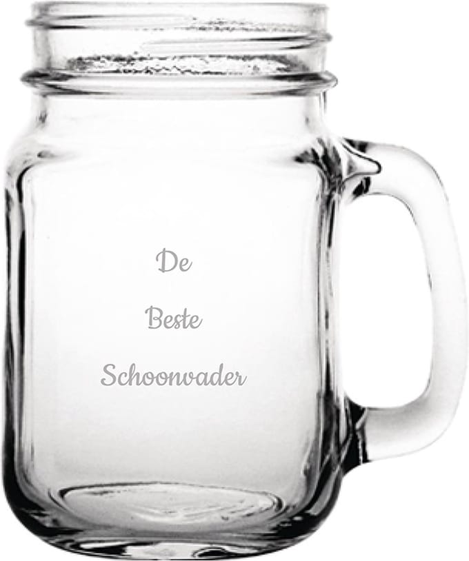 Gegraveerde Drinkglas 45cl De Beste Schoonvader