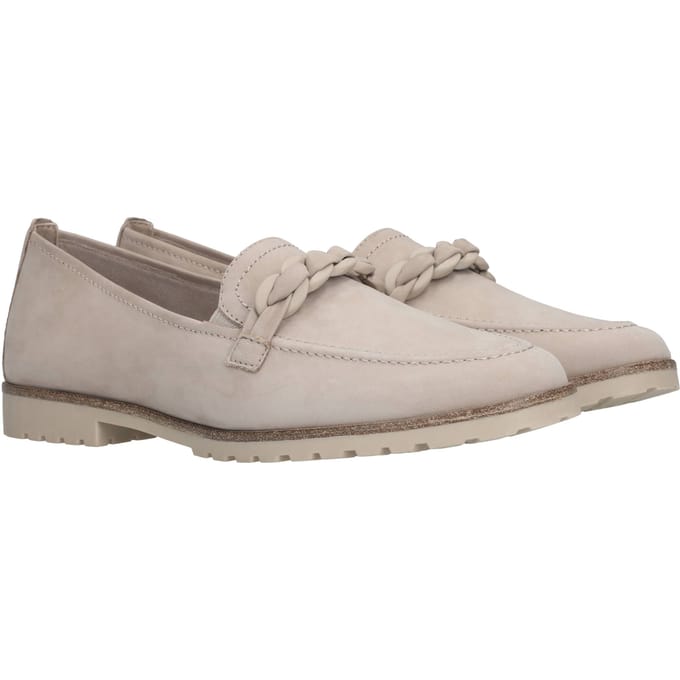 Tamaris Instappers taupe Leer - Dames - Maat 36