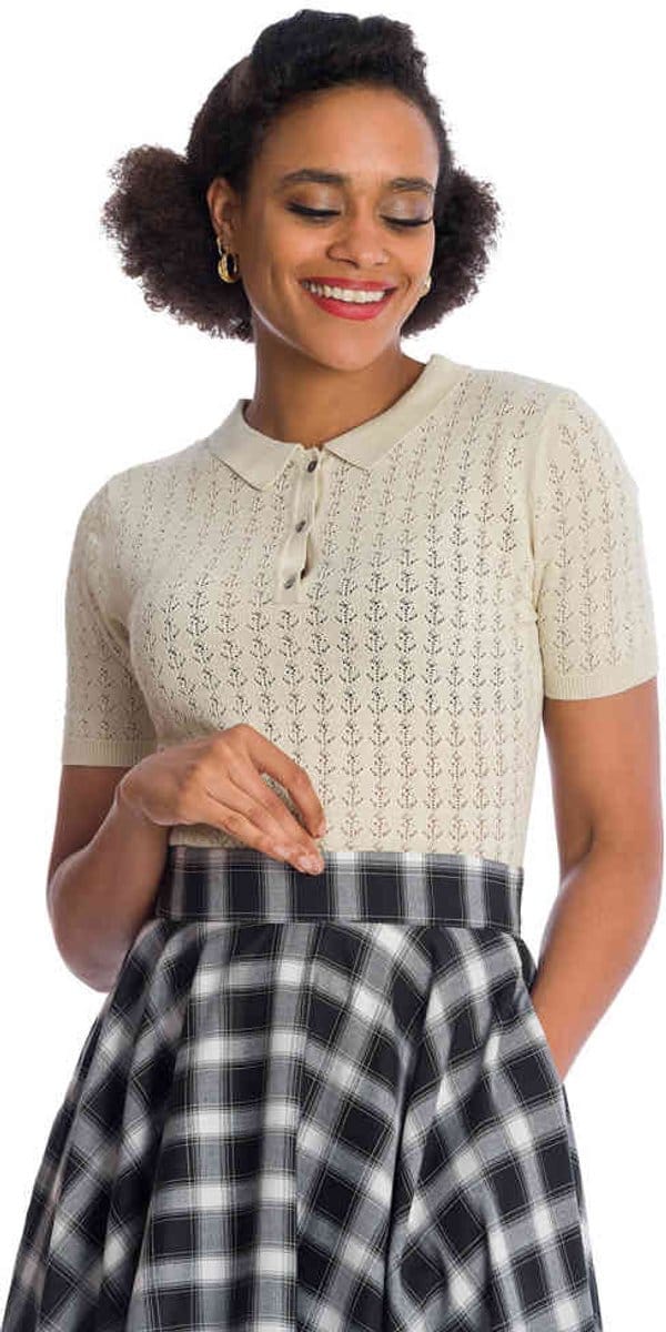 Banned - ANCHOR UP Top - 3XL - Wit
