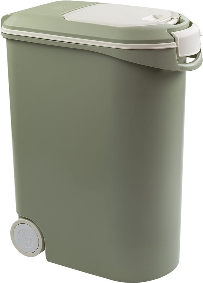 Curver Voedselcontainer Hond/Kat - Voercontainer - Luchtdicht - Met handvat - Misty Green - 54L
