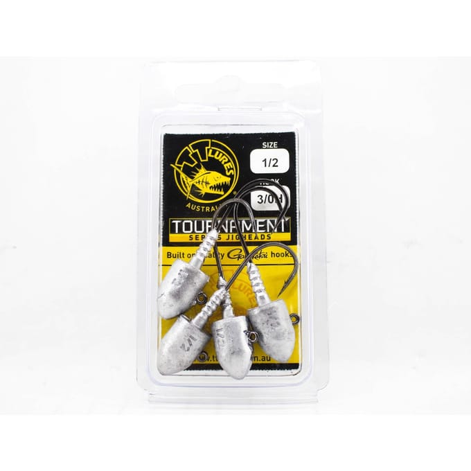 Tackle Tactics TT Tournament Jig Head 1/2 oz 3/0H 4/pak (8010)