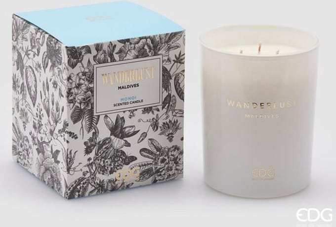EDG Enzo De Gasperi Geurkaars Wanderlust H12,5 D10 - Monoi