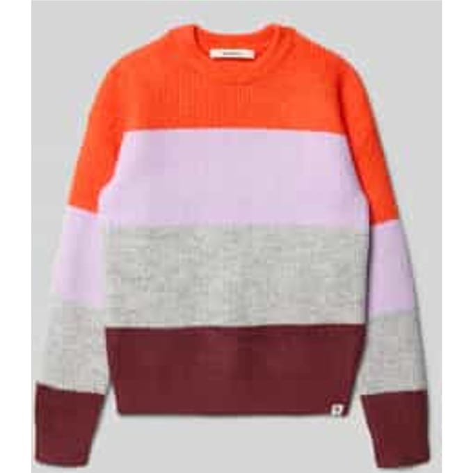 Gebreide pullover in colour-blocking-design
