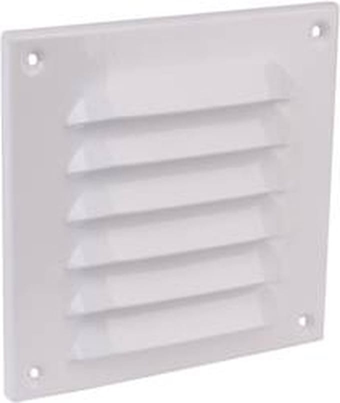 Wallair N31805 Ventilatierooster (l x b) 15 cm x 15 cm