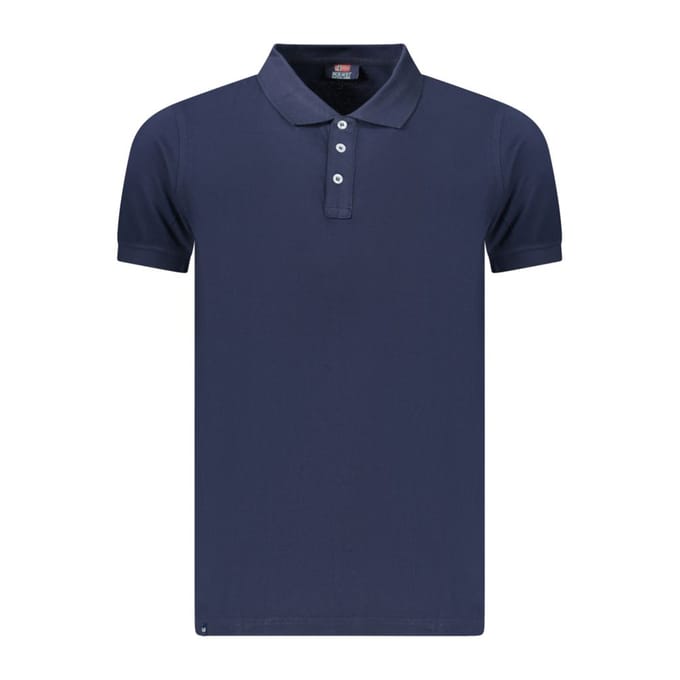Noorwegen 1963 Blauwe Katoenen Heren Polo