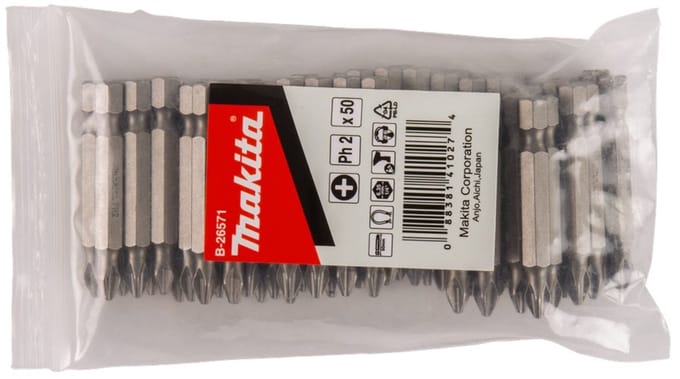 Makita Schroefbit PH2X50mm Navul 50 Stuks - B-26571
