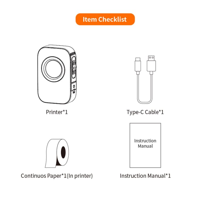 Imprimante d'étiquettes D30 PRO Imprimante d'étiquettes de poche pour smartphone Impression thermique sans fil BT Prise en charge 203 DPI blanc