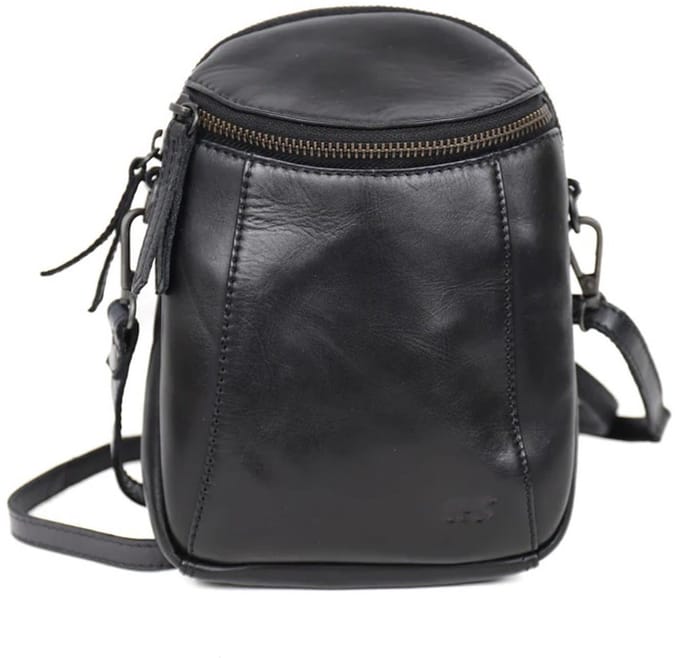 Bear Design Marlou Leren Crossbodytas - Dames Schoudertas van Leer - Zwart
