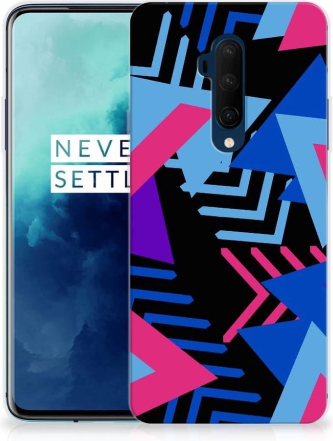 OnePlus 7T Pro TPU Hoesje Funky Triangle