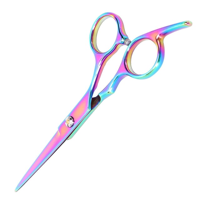 Professionele Haarschaar Barbier Haarknippende Schaar Roestvrij Staal KappersschaarRecht blue