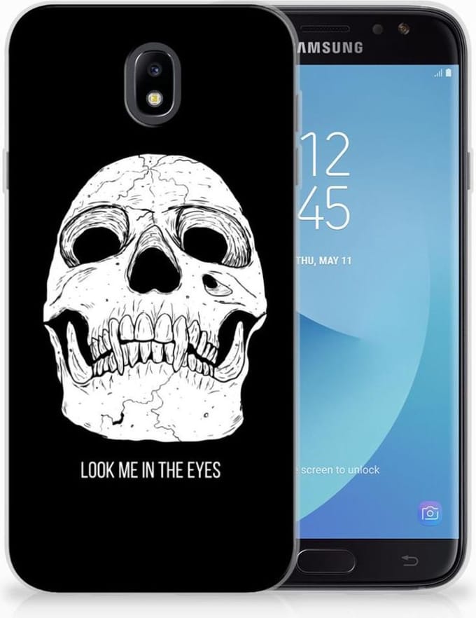 Silicone Back Case Samsung Galaxy J7 2017 | J7 Pro Skull Eyes