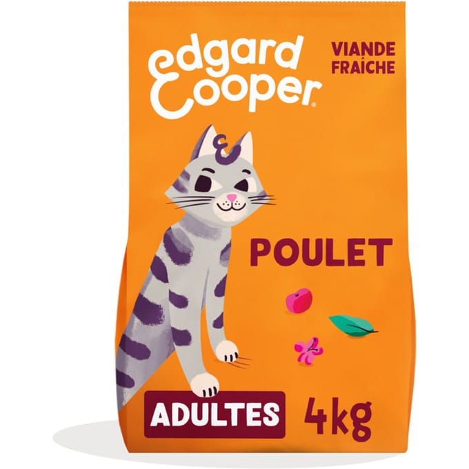 2x4kg Edgard & Cooper Adult graanvrij kip - Kattenvoer