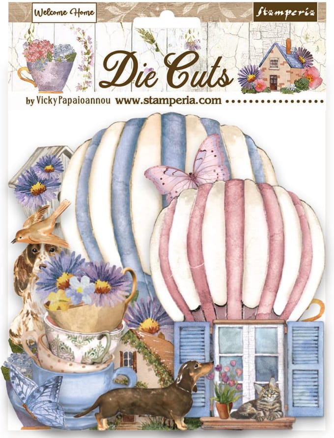 Stamperia - Create Happiness Welcome Home Die Cuts (DFLDC72)