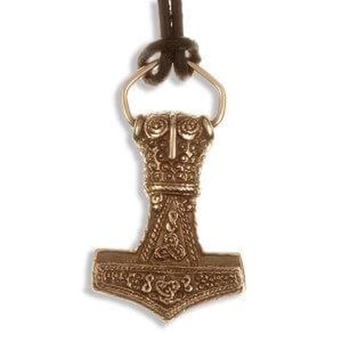 Thor amulet Bronzen hanger | St Justin keltisch bronzen hanger