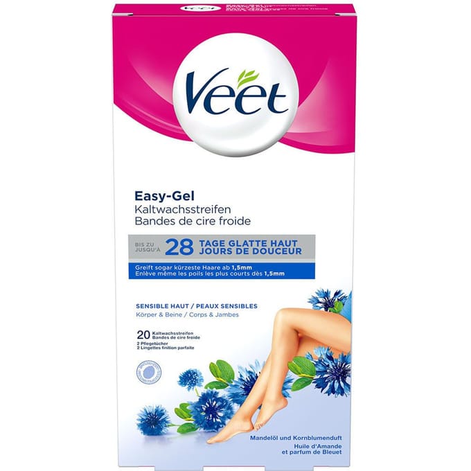 Veet® Koude Wasstroken Gevoelige Huid 10x2 Stroken